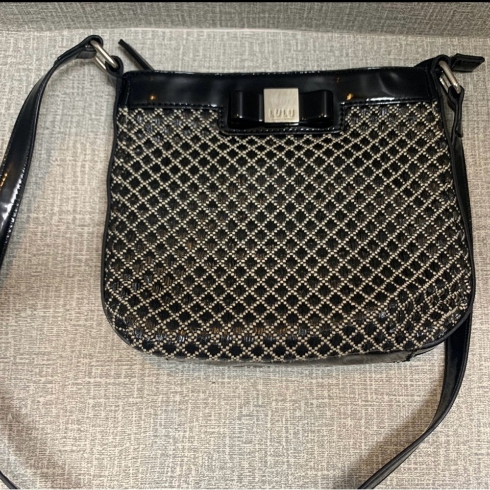 Lulu Guinness Crossbody Woven Purse